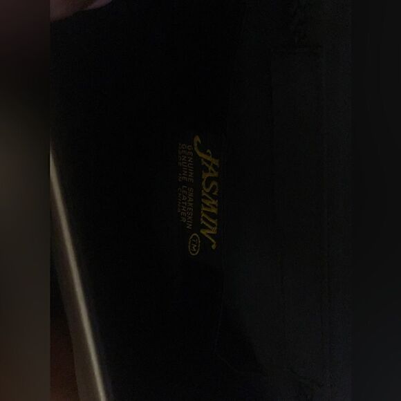 NWT Vintage Snakeskin and Leather Evening Bag by Jasmin - Picture 4 of 4